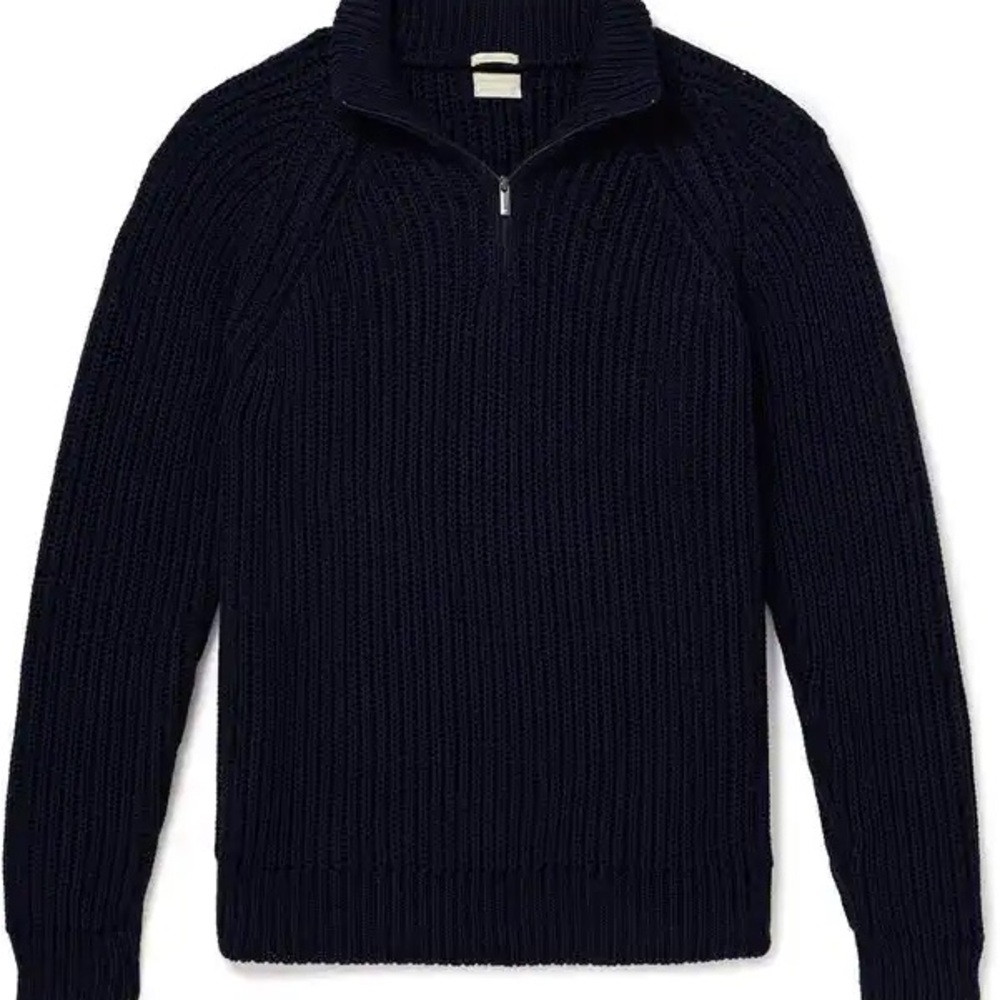 Massimo Alba Dark Blue Crewneck Sweater